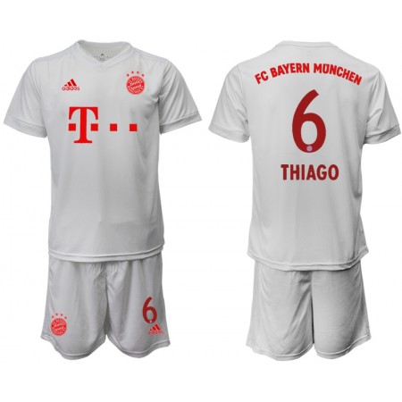 Billiga Fotbollströjor FC Bayern München Thiago Alcantara 6 Barn Borta tröja 2020/21 Kortärmad